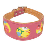 Psychedelic Garden Hound Collar by Hiro And Wolf